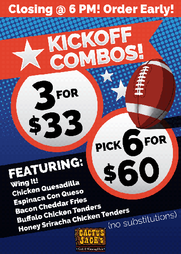 🏈 Kick Off Combos