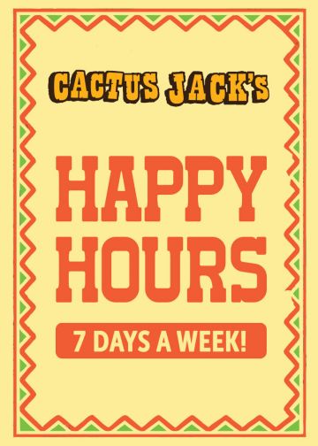 Happy Hours at Cactus Jack's