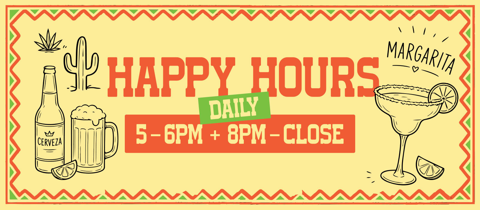 Happy Hours at Cactus Jack's