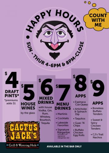Happy Hours at Cactus Jack's